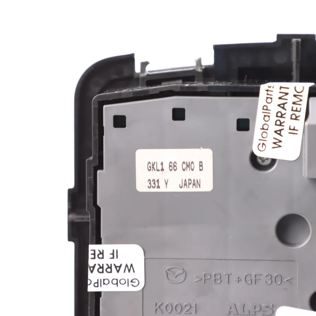 Mazda Mk6 Multimedia Sat Nav Radio Control Switch Button Panel - SKU GKL166CM0B - Part number GKL166CM0B
