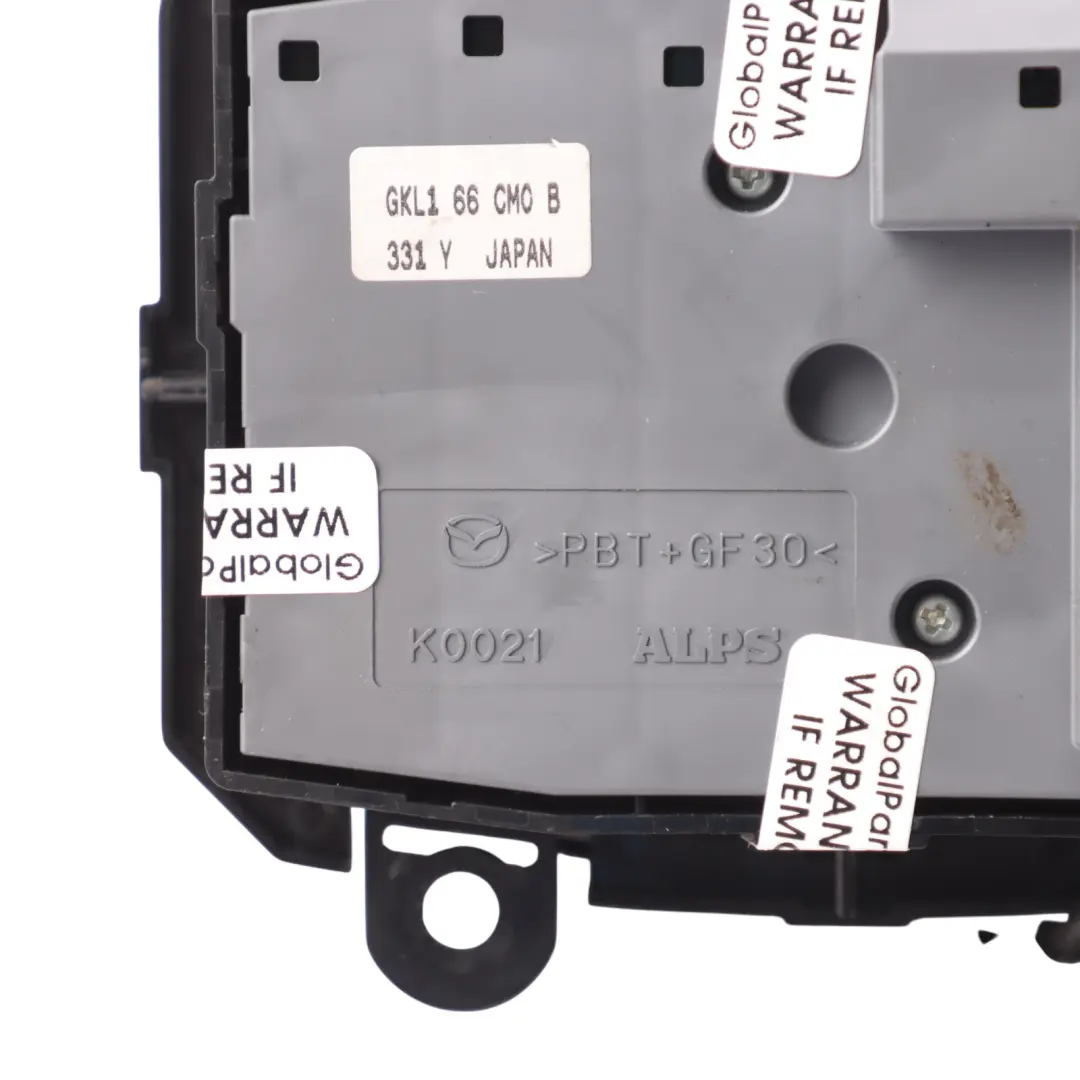  Mazda Mk6 Multimedia Sat Nav Radio Control Switch Button Panel - SKU GKL166CM0B - Part number GKL166CM0B