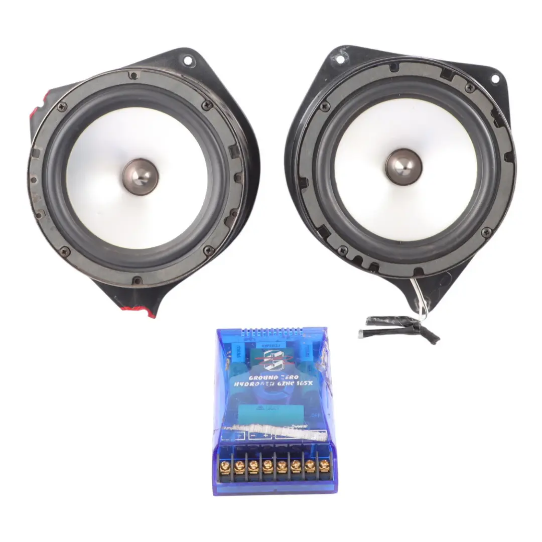 Genuine Ground Zero Hydrogen Car Audio Component Speaker Set 150W to with Part number 165X Genuine Ground Zero Hydrogen Car Audio Component Speaker Set 150W - SKU GROUND-ZERO-165X150MM - Part number 165X
