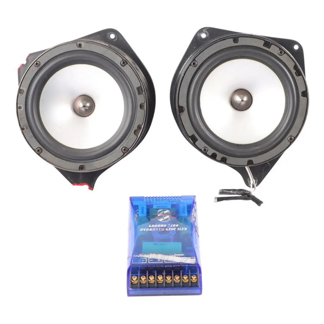 Genuine Ground Zero Hydrogen 165X Car Audio Component Speaker Set 150W