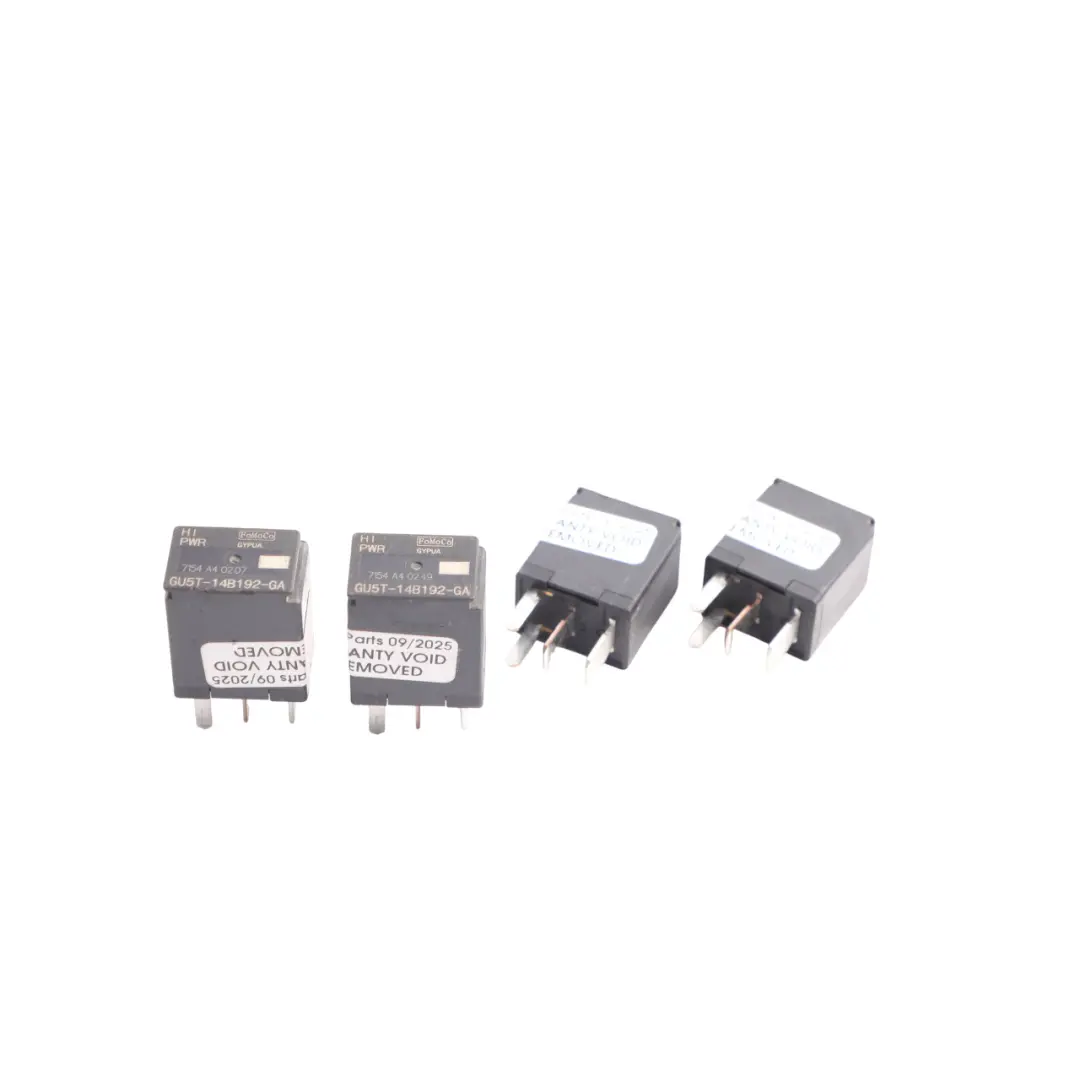 Mk8 Relay High Power 4-Pin FoMoCo Set X4 GU5T-14B192-GA 4RA933714 to Ford Transit with Part number GU5T-14B192-GA-1 Ford Transit Mk8 Relay High Power 4-Pin FoMoCo Set X4 GU5T-14B192-GA 4RA933714 - SKU GU5T-14B192-GA-1 - Part number GU5T-14B192-GA-1
