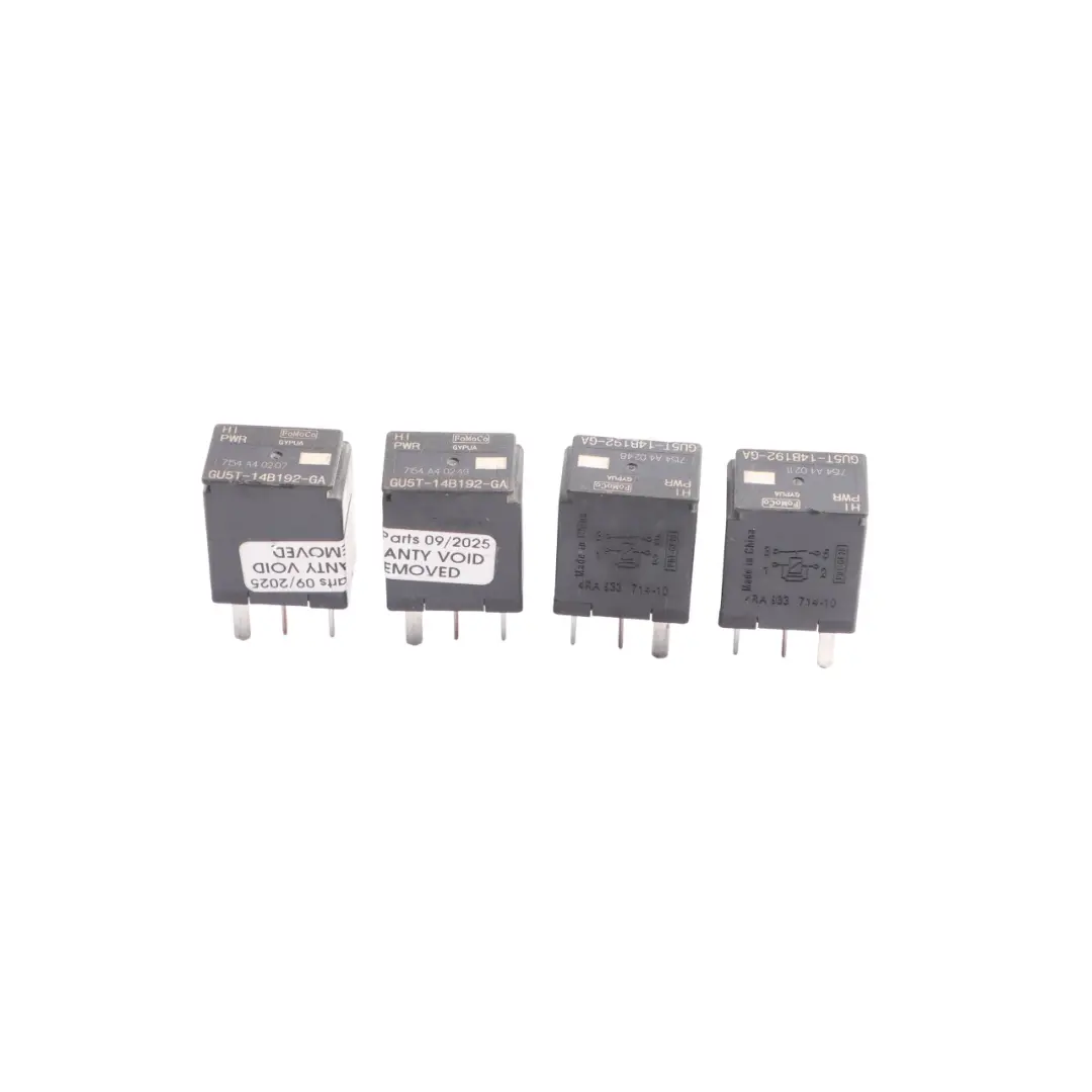 Mk8 Relay High Power 4-Pin FoMoCo Set X4 GU5T-14B192-GA 4RA933714 to Ford Transit with Part number GU5T-14B192-GA-1 Ford Transit Mk8 Relay High Power 4-Pin FoMoCo Set X4 GU5T-14B192-GA 4RA933714 - SKU GU5T-14B192-GA-1 - Part number GU5T-14B192-GA-1