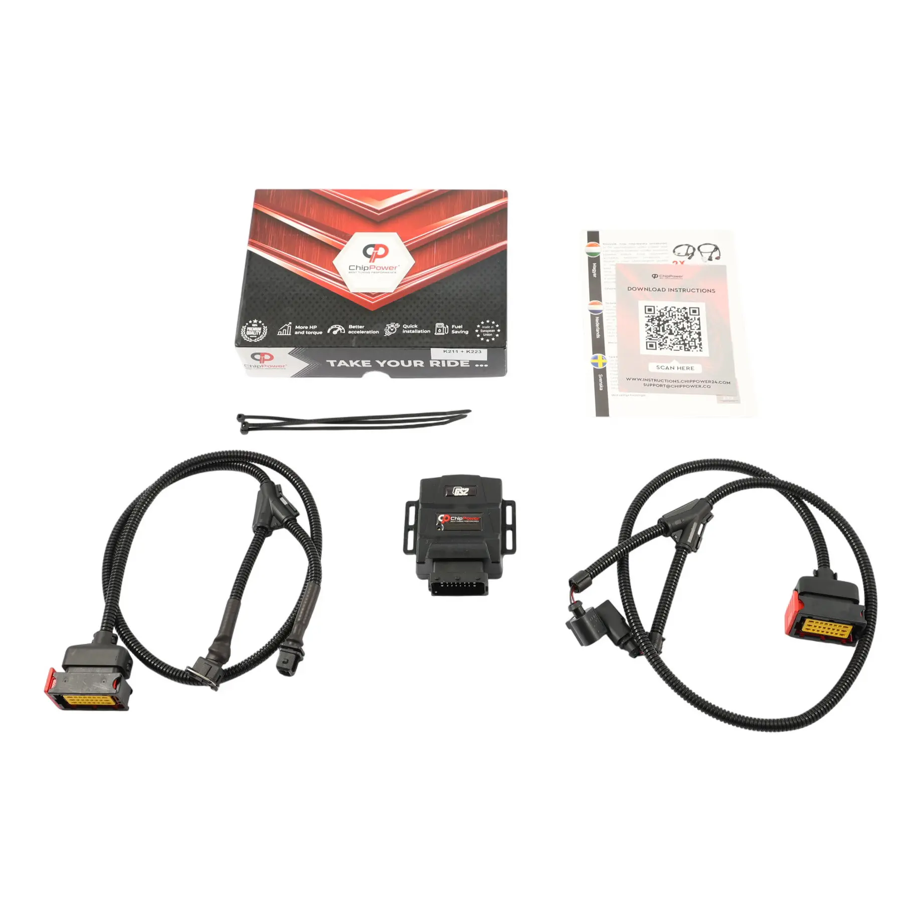 Chip Power GS2 K211-K223 Boîtier De Reprogrammation Module De Commande Kit