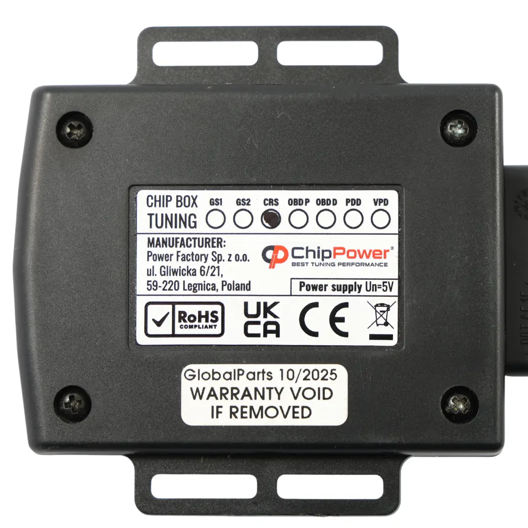 Chip Power Chiptuning Box CRS Steuergerät Modul Tuning Set für mit Teilenummer KCR12 Chip Power Chiptuning Box CRS Steuergerät Modul Tuning Set - SKU KCR12 - Teilenummer KCR12