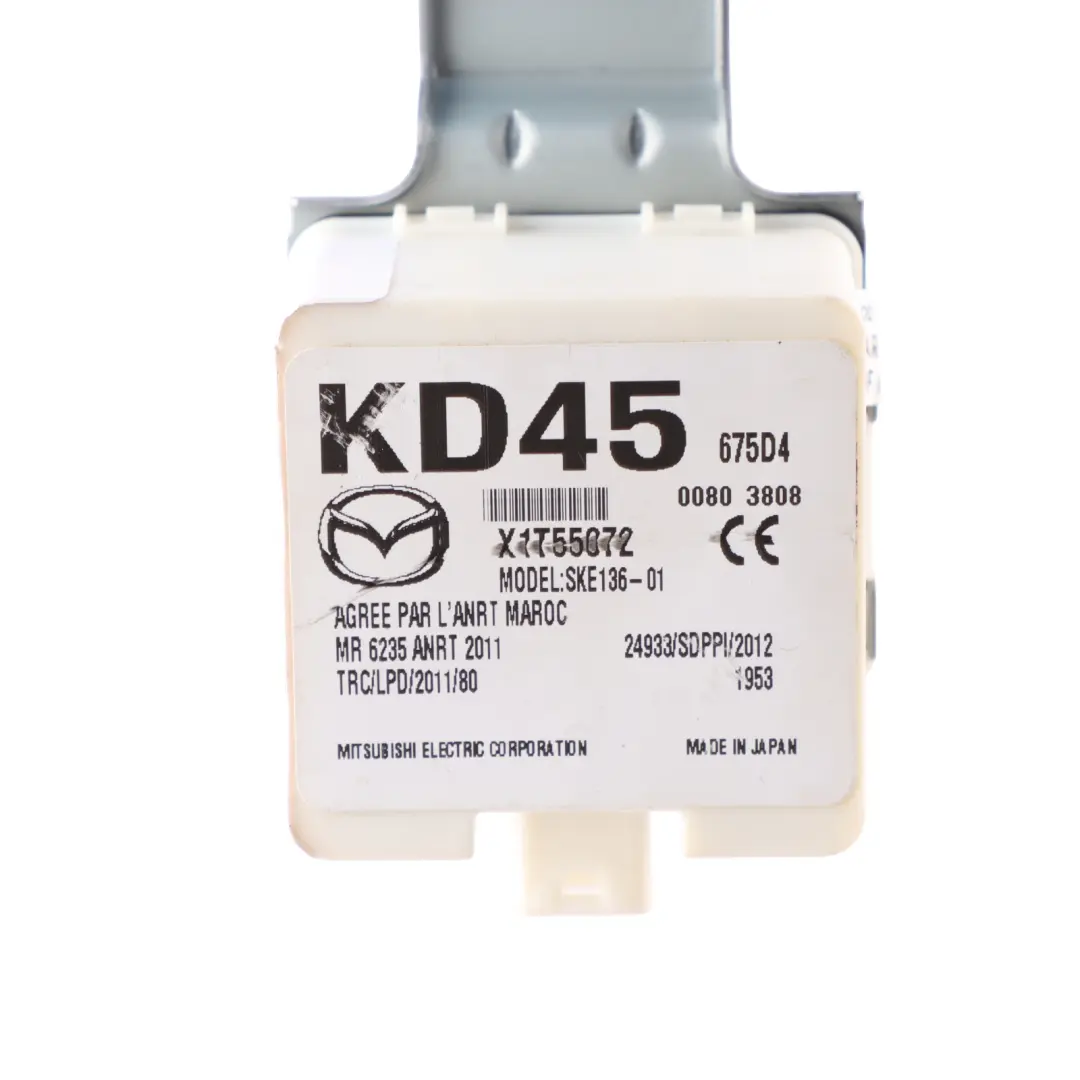 Mazda 6 Mk3 GJ Keyless Entry Receiver Module Control Unit - SKU KD45675D4 - Part number KD45675D4