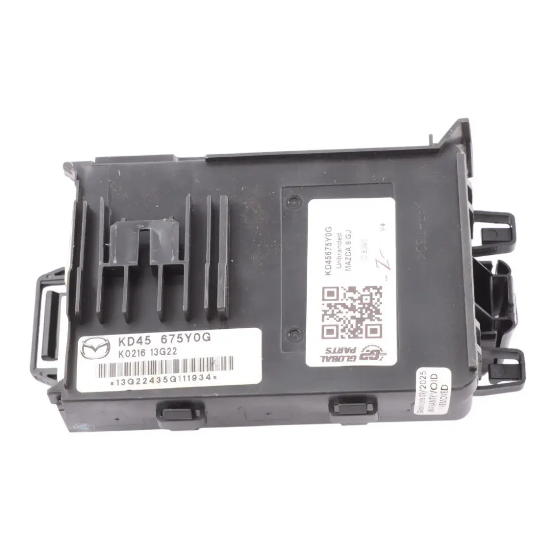  Mazda Mk6 BCM Body Control Module Unit ECU - SKU KD45675Y0G - Part number KD45675Y0G