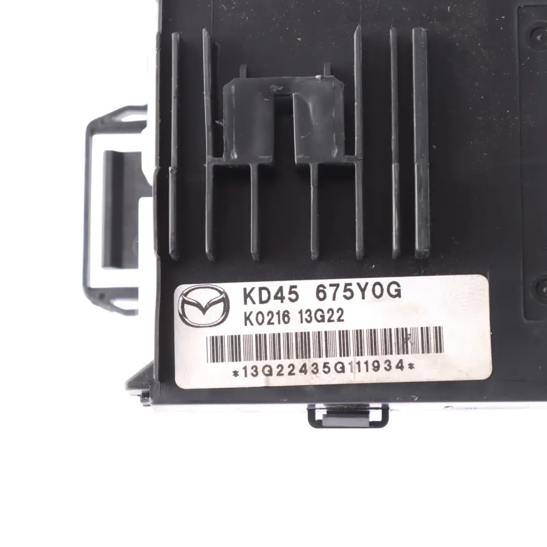  Mazda Mk6 BCM Body Control Module Unit ECU - SKU KD45675Y0G - Part number KD45675Y0G