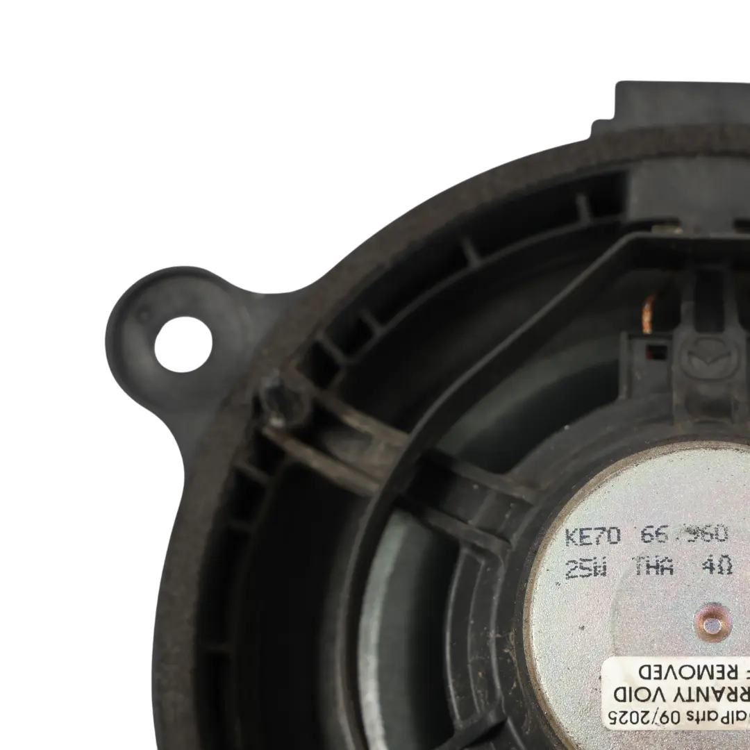Mazda 6 GJ Puerta Altavoz Altavoz Trasero Izquierdo Derecho para con número de pieza KE7066960 Mazda 6 GJ Puerta Altavoz Altavoz Trasero Izquierdo Derecho - SKU KE7066960 - Número de pieza KE7066960