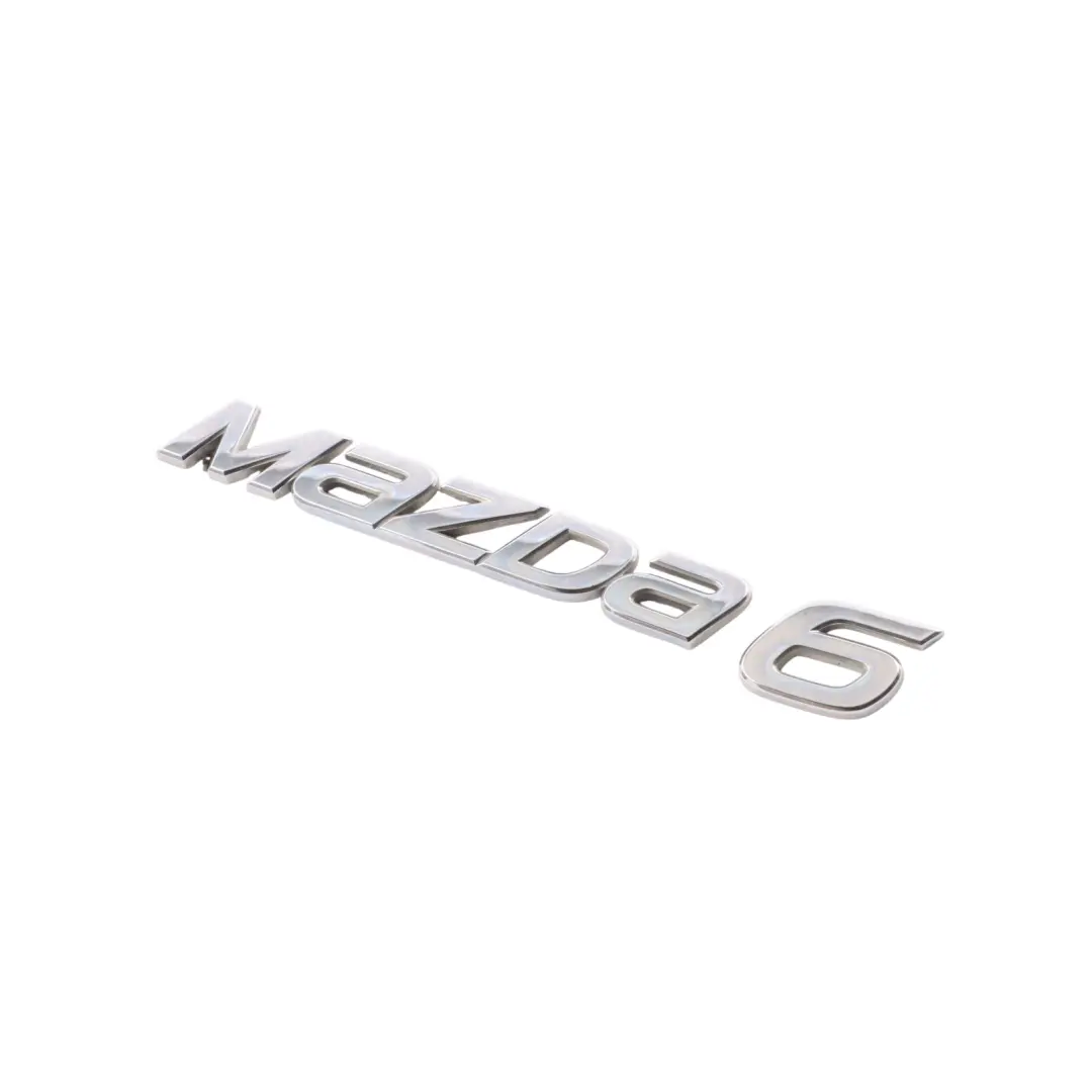 Mk6 Rear Tailgate Trunk Hatch Emblem Ornament Lettering Badge Ornament to Mazda with Part number MAZDA-6 Mazda Mk6 Rear Tailgate Trunk Hatch Emblem Ornament Lettering Badge Ornament - SKU MAZDA-6-LETTERING - Part number MAZDA-6
