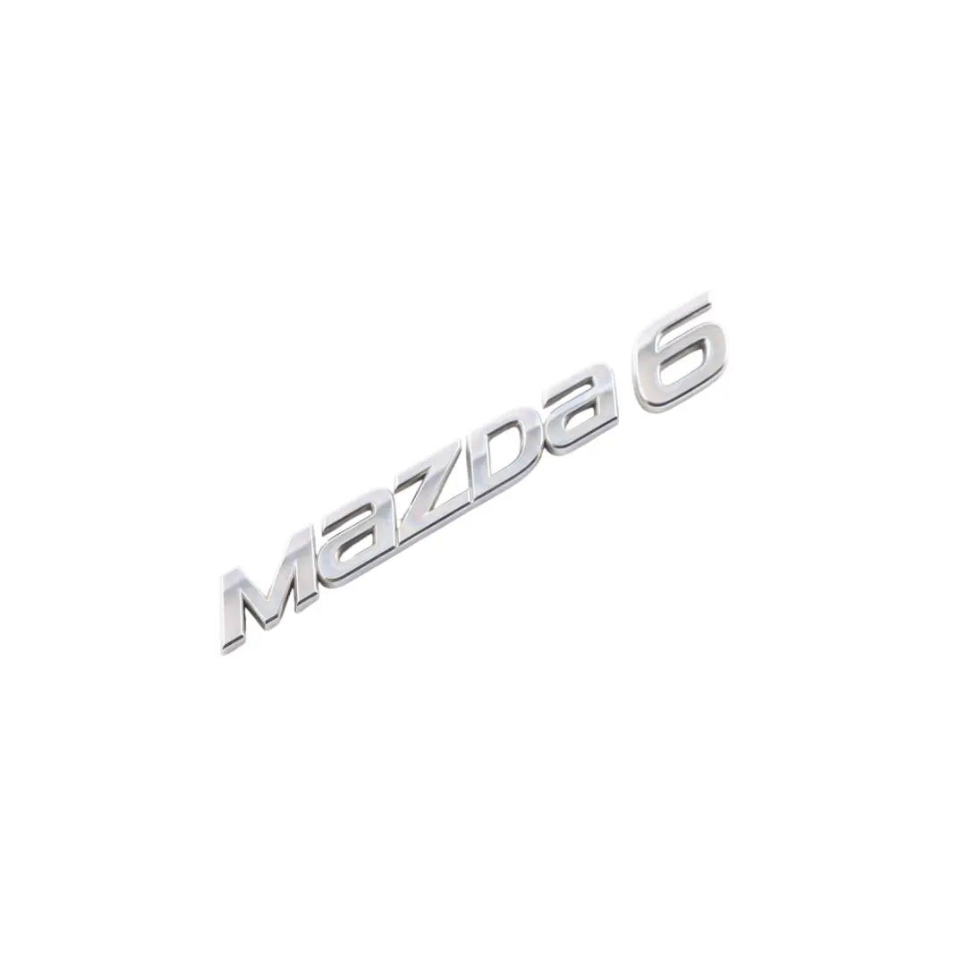 Mk6 Rear Tailgate Trunk Hatch Emblem Ornament Lettering Badge Ornament to Mazda with Part number MAZDA-6 Mazda Mk6 Rear Tailgate Trunk Hatch Emblem Ornament Lettering Badge Ornament - SKU MAZDA-6-LETTERING - Part number MAZDA-6