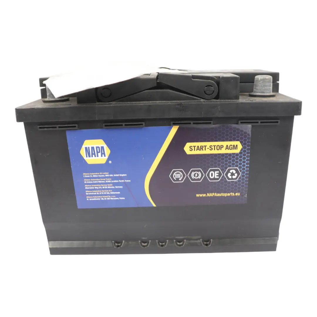 NAPA AGM Accumulator Car Battery Electrical Unit 70Ah 760A 12V to with Part number AGM096N NAPA AGM Accumulator Car Battery Electrical Unit 70Ah 760A 12V - SKU NAPA-AGM-70AH-1 - Part number AGM096N