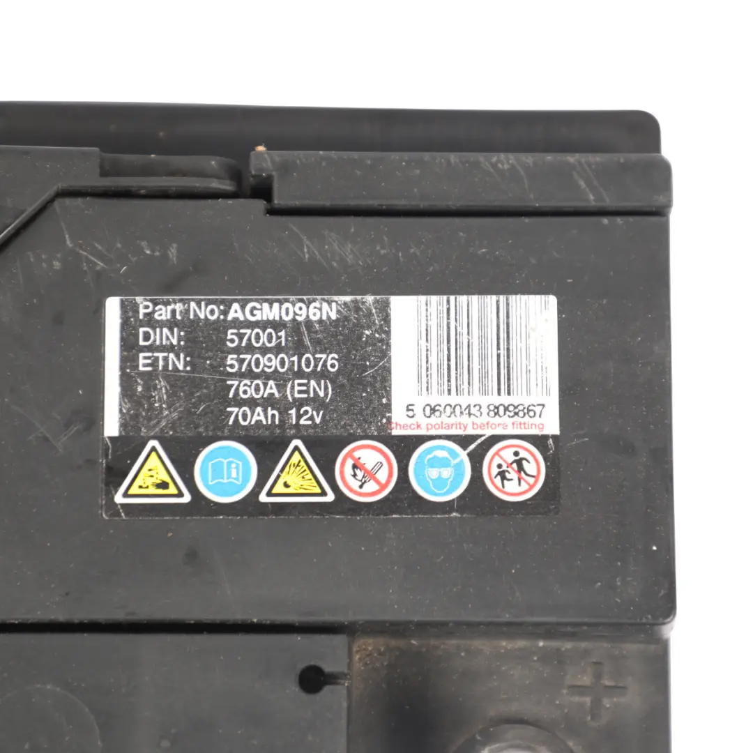 NAPA AGM Accumulator Car Battery Electrical Unit 70Ah 760A 12V to with Part number AGM096N NAPA AGM Accumulator Car Battery Electrical Unit 70Ah 760A 12V - SKU NAPA-AGM-70AH-1 - Part number AGM096N