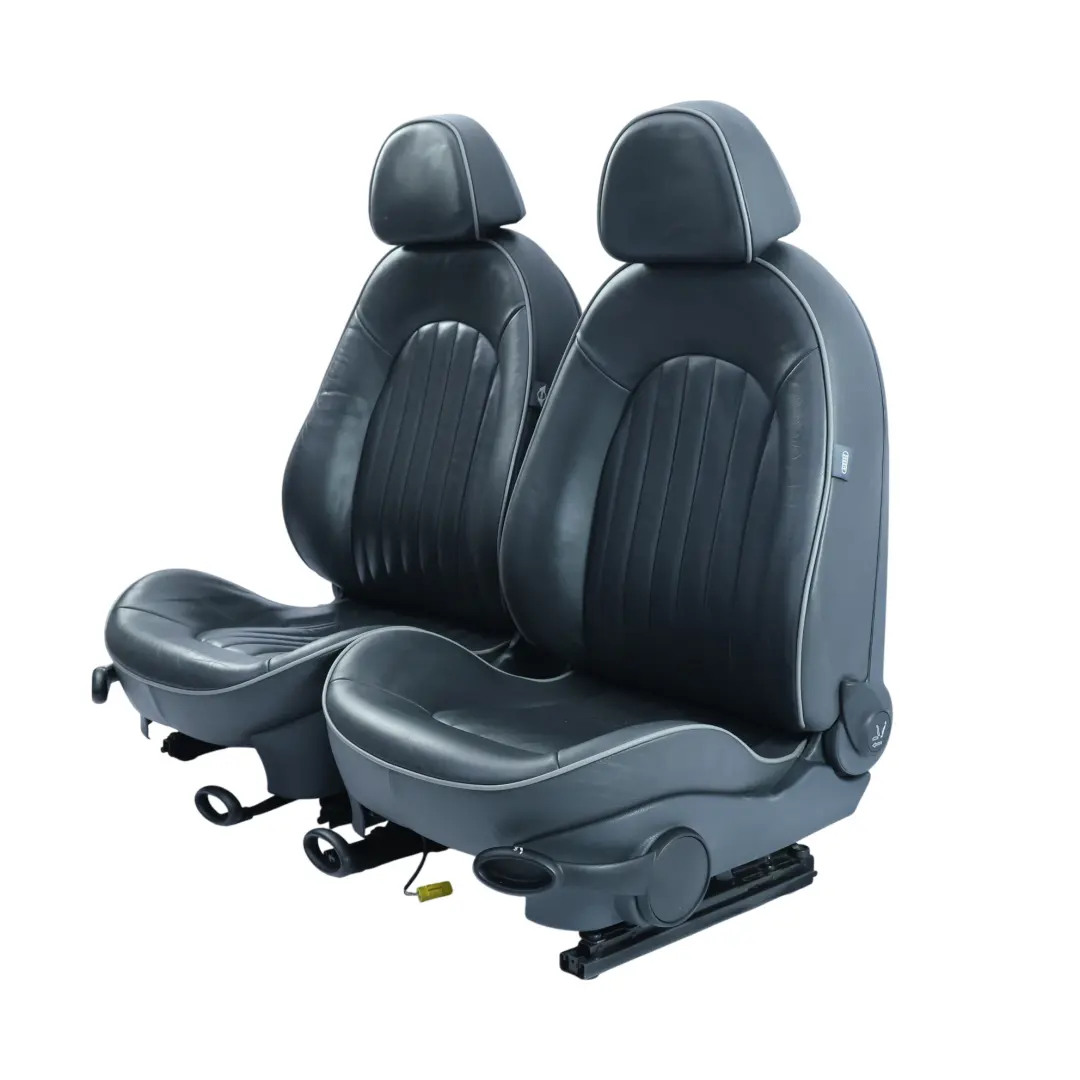  Ledersitze Mini R50 Beheizt Englisch Park Lane Panther Schwarz Vorne Hinten Sitz - SKU R50-Seats-Set-Park-Lane-English-Panther - Teilenummer R50 Seats Set Park Lane English Panther