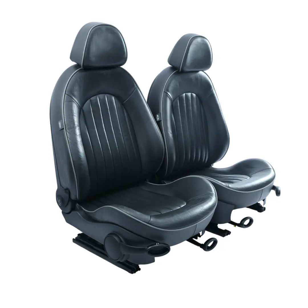  Ledersitze Mini R50 Beheizt Englisch Park Lane Panther Schwarz Vorne Hinten Sitz - SKU R50-Seats-Set-Park-Lane-English-Panther - Teilenummer R50 Seats Set Park Lane English Panther