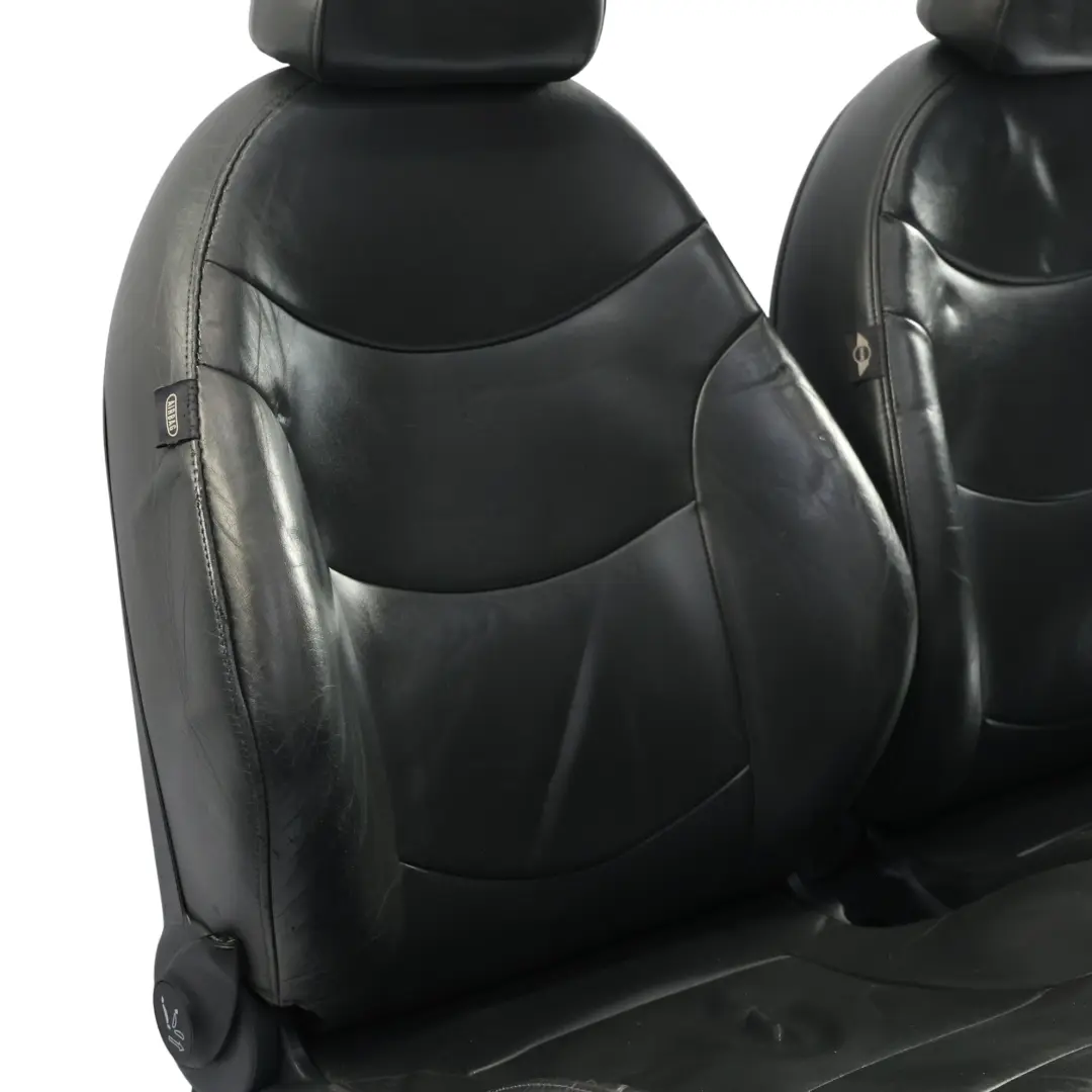  Seats Mini R52 Cabrio Sport Panther Black Leather Gravity Front Rear Seat - SKU R52-SPORT-LEATHER-GRAVITY-SEATS-T6PN-1 - Part number 7155100