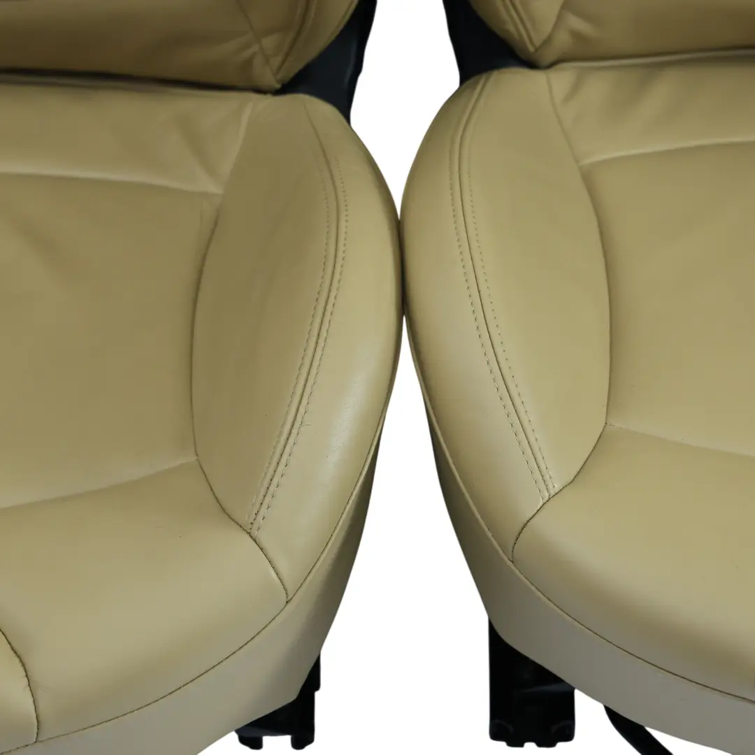 Mini Cooper Fotele Fotel Skóra Beżowa Sport - SKU R56-SPORTS-FULL-LEATHER-BEIGE-SEATS - Numer Części R56