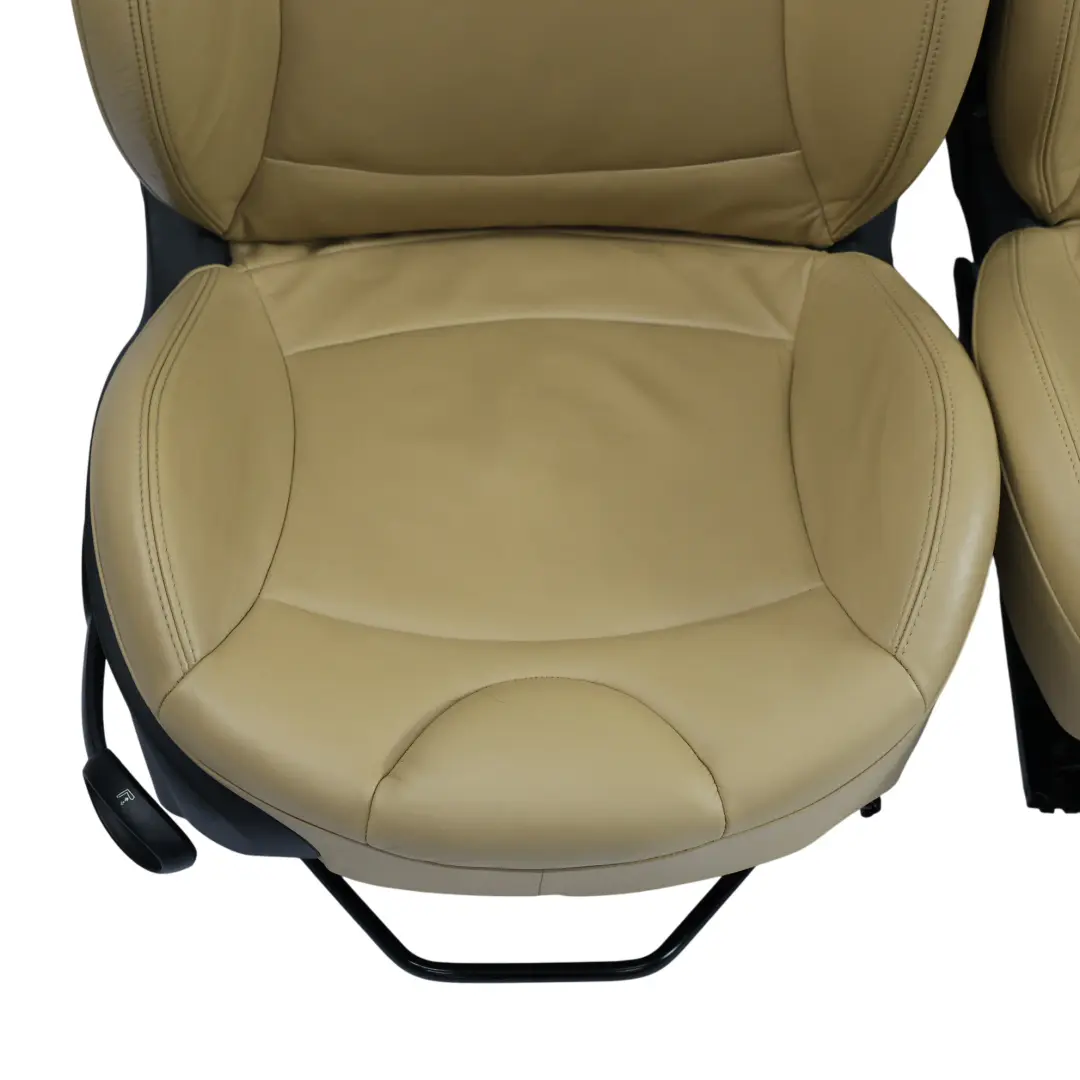 Mini Cooper Fotele Fotel Skóra Beżowa Sport - SKU R56-SPORTS-FULL-LEATHER-BEIGE-SEATS - Numer Części R56