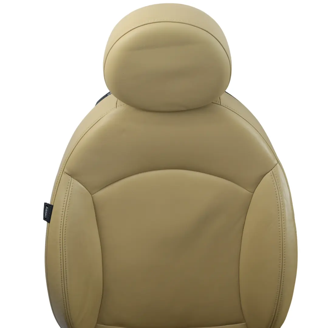 Asientos cuero Sport cuero beige Asientos delanteros y traseros para Mini Cooper con número de pieza R56 Mini Cooper Asientos cuero Sport cuero beige Asientos delanteros y traseros - SKU R56-SPORTS-FULL-LEATHER-BEIGE-SEATS - Número de pieza R56