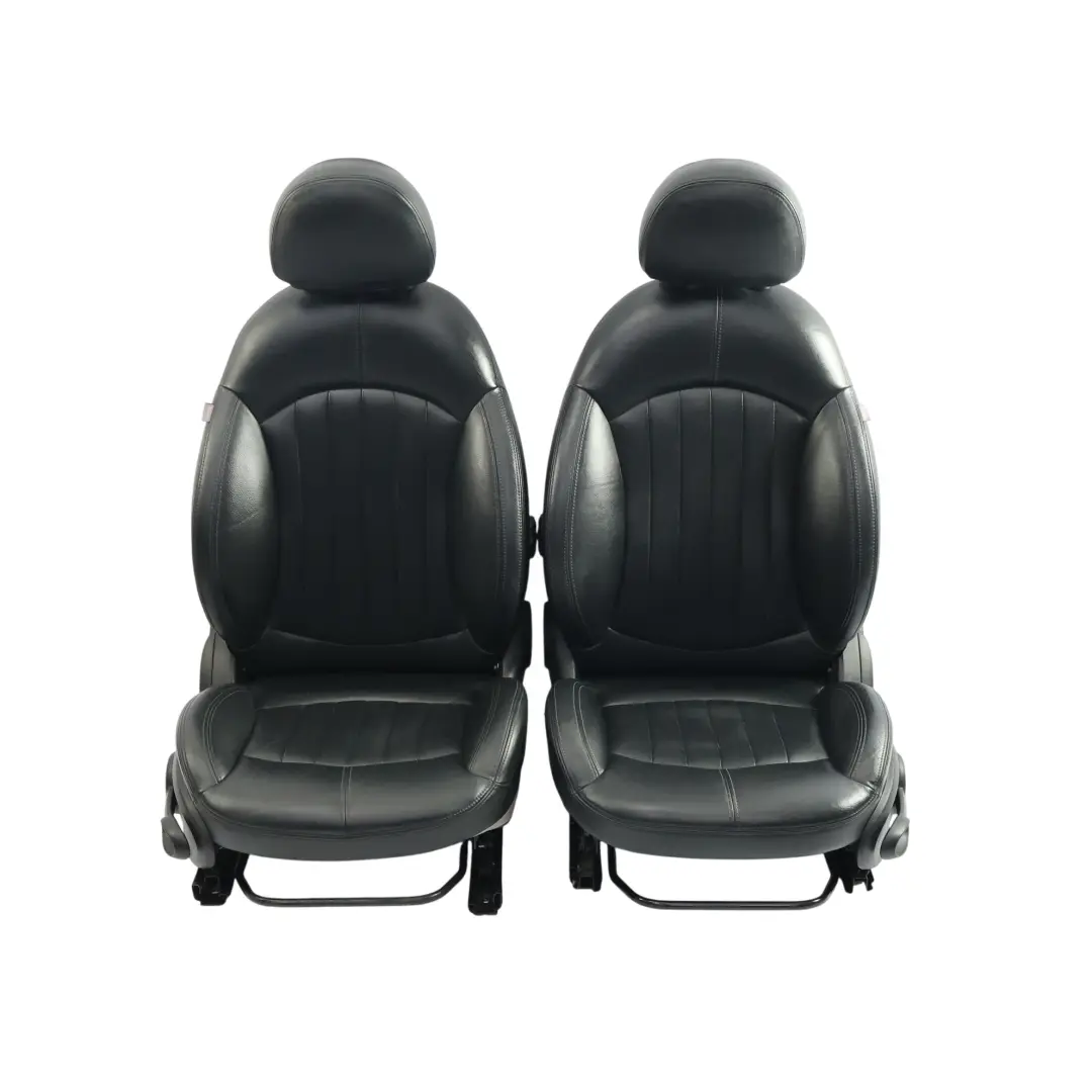 Mini Cooper R60 Countryman Sport Seats Black Leather Interior Seat - SKU R60-SPORT-BLACK-LEATHER-SEATS - Part number R60-SPORT-BLACK-LEATHER