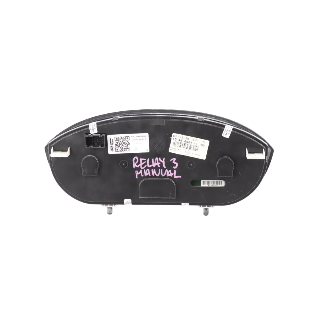  Citroen Relay III Diesel Instrument Cluster Speedometer Clocks Manual 1394436080 - SKU RHD-1384096080 - Part number 1384096080