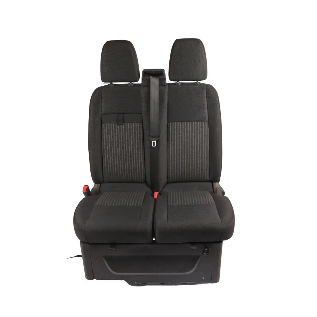 Ford Transit Custom Mk2 Front Double Seat Heated Cloth Charcoal Black Left N/S - SKU RHD-1819215 - Part number 1819215