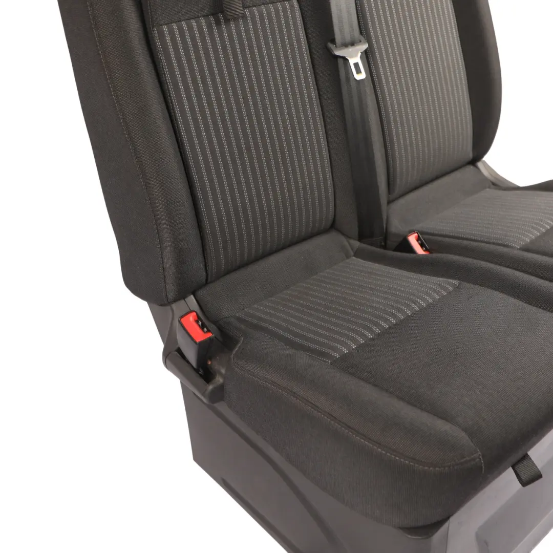 Mk2 Front Double Seat Heated Cloth Charcoal Black Left N/S to Ford Transit Custom with Part number 1819215 Ford Transit Custom Mk2 Front Double Seat Heated Cloth Charcoal Black Left N/S - SKU RHD-1819215 - Part number 1819215