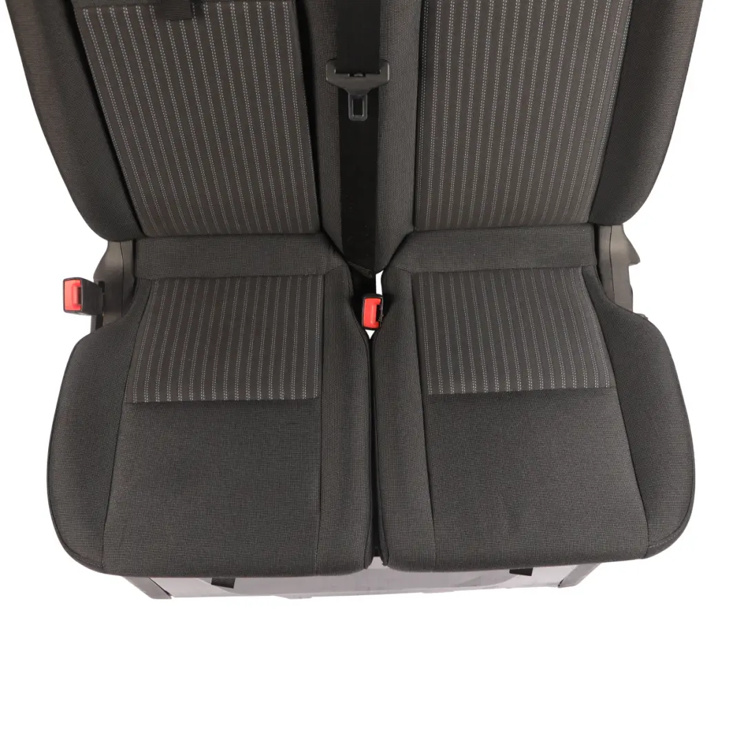Mk2 Front Double Seat Heated Cloth Charcoal Black Left N/S to Ford Transit Custom with Part number 1819215 Ford Transit Custom Mk2 Front Double Seat Heated Cloth Charcoal Black Left N/S - SKU RHD-1819215 - Part number 1819215