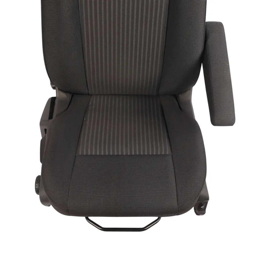 Mk2 Front Seat Heated Cloth Charcoal Black Right O/S to Ford Transit Custom with Part number 1829331 Ford Transit Custom Mk2 Front Seat Heated Cloth Charcoal Black Right O/S - SKU RHD-1829331-1 - Part number 1829331