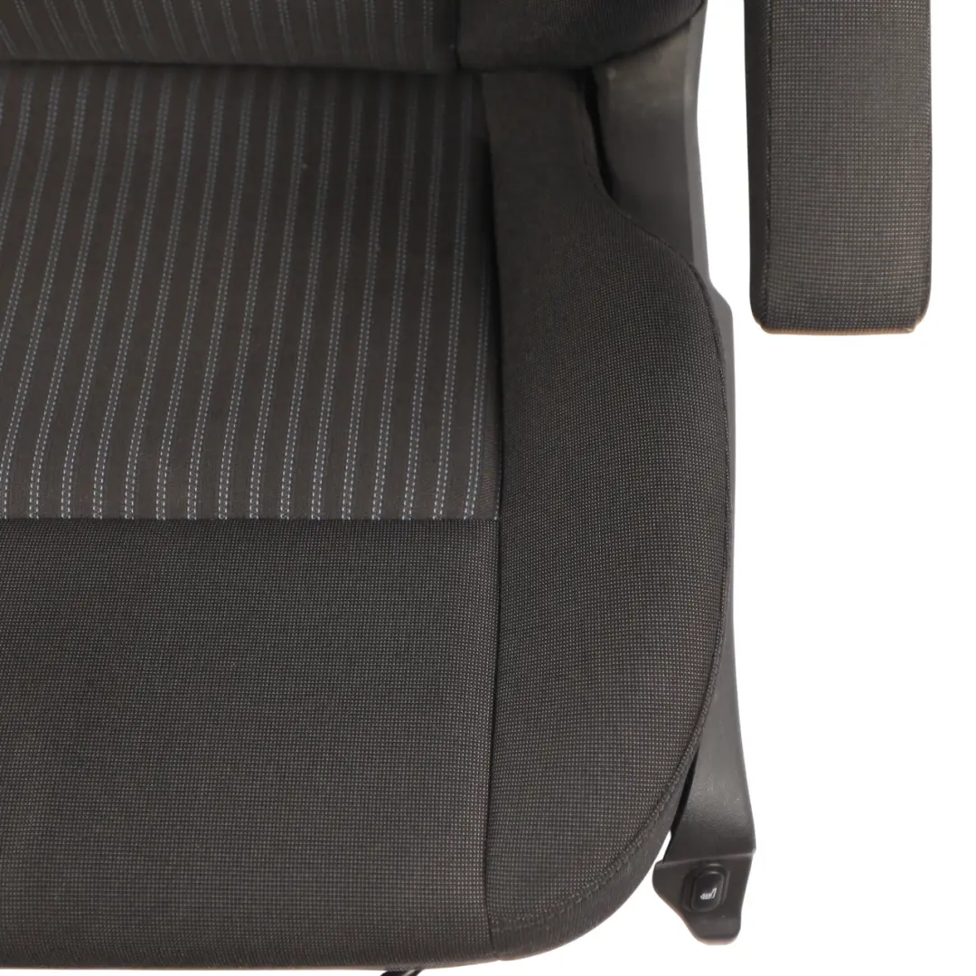 Mk2 Front Seat Heated Cloth Charcoal Black Right O/S to Ford Transit Custom with Part number 1829331 Ford Transit Custom Mk2 Front Seat Heated Cloth Charcoal Black Right O/S - SKU RHD-1829331-1 - Part number 1829331