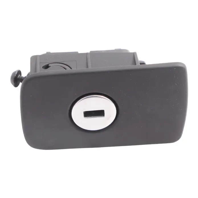 VW Scirocco Mk3 Glove Box Glovebox Lock Handle Hook Catch Black 1K2857147J - SKU RHD-1K2857147J - Part number 1K2857077B