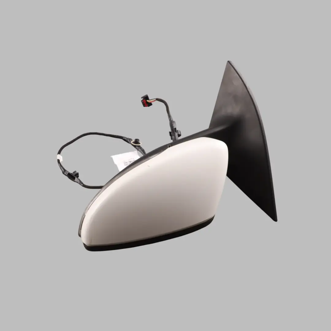 Mk3 Front Door Wing Mirror Left N/S Satin Candy White - B9A to Volkswagen Scirocco with Part number 1K8857507P Volkswagen Scirocco Mk3 Front Door Wing Mirror Left N/S Satin Candy White - B9A - SKU RHD-1K8857507P-CAN - Part number 1K8857507P