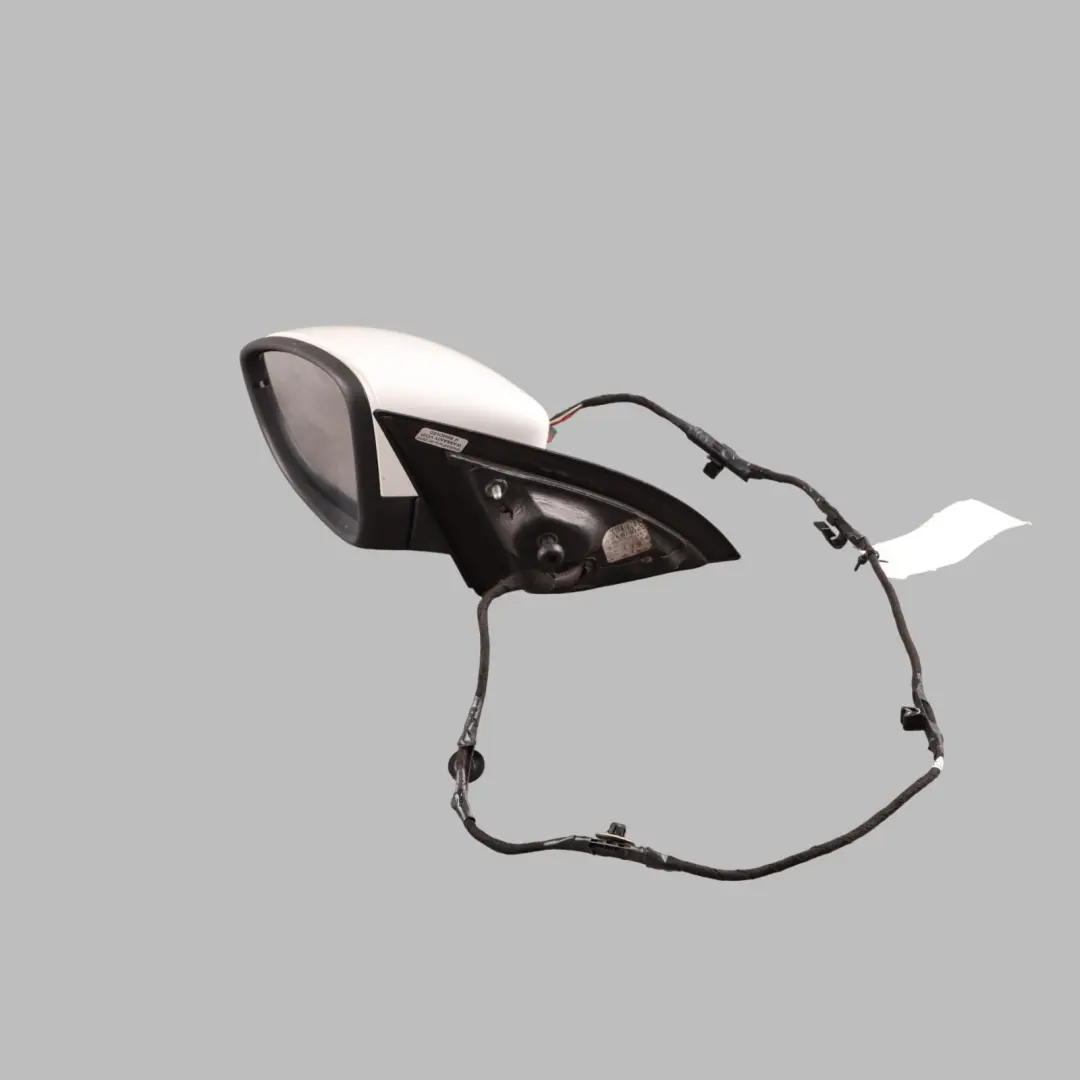 Mk3 Front Door Wing Mirror Left N/S Satin Candy White - B9A to Volkswagen Scirocco with Part number 1K8857507P Volkswagen Scirocco Mk3 Front Door Wing Mirror Left N/S Satin Candy White - B9A - SKU RHD-1K8857507P-CAN - Part number 1K8857507P