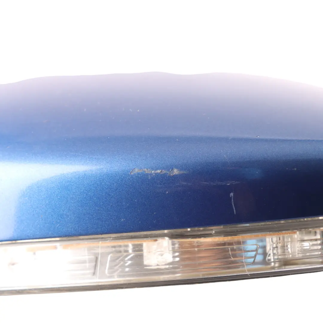 VW Scirocco Mk3 Door Wing Mirror Left N/S Rising Blue Metallic R5Z - SKU RHD-1K8857507R-RIB - Part number 1K8857507R