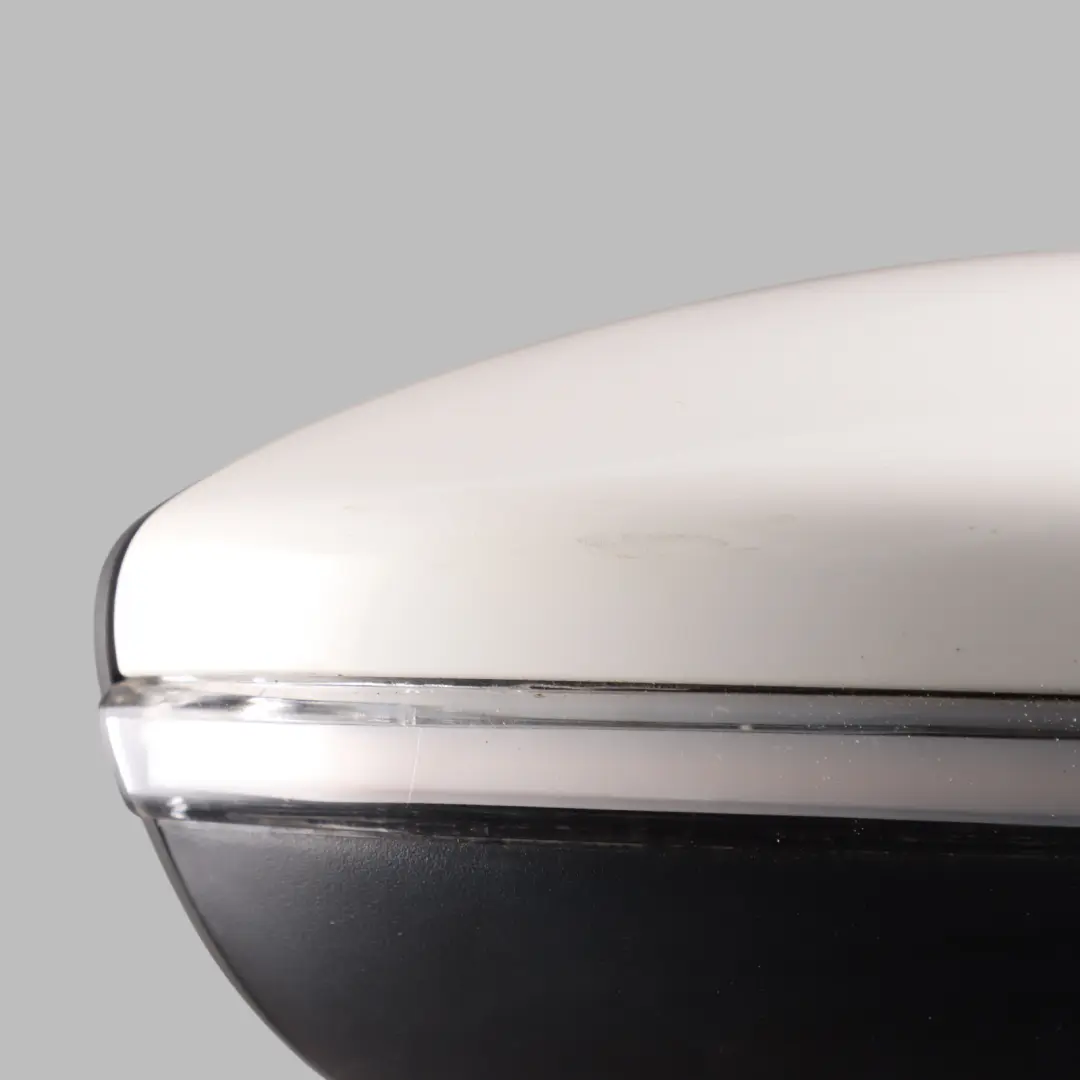 Volkswagen VW Scirocco Mk3 Door Wing Mirror Heated Right O/S Candy White - B9A - SKU RHD-1K8857508P-CAN - Part number 1K8857508P