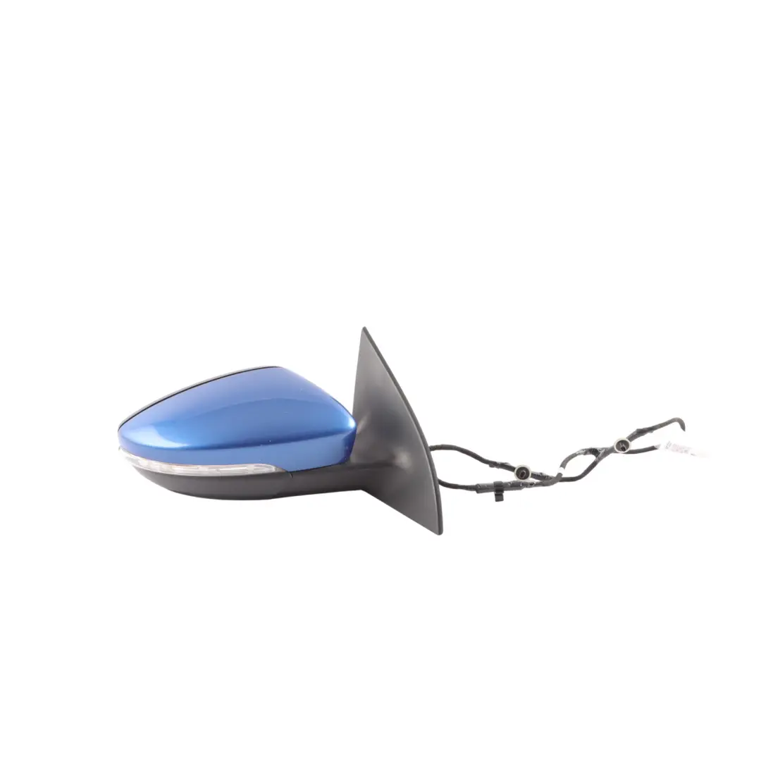 Mk3 Wing Mirror Power Fold Right O/S Rising Blue - R5Z to VW Scirocco with Part number 1K8857508Q VW Scirocco Mk3 Wing Mirror Power Fold Right O/S Rising Blue - R5Z - SKU RHD-1K8857508Q-RIB - Part number 1K8857508Q