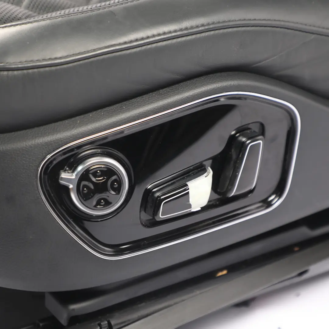 Front Left N/S Heated Memory Leather Valcona Black to Audi A8 D4 4H Sport Seat with Part number 4H0881805E Audi A8 D4 4H Sport Seat Front Left N/S Heated Memory Leather Valcona Black - SKU RHD-4H0881805E-1 - Part number 4H0881805E