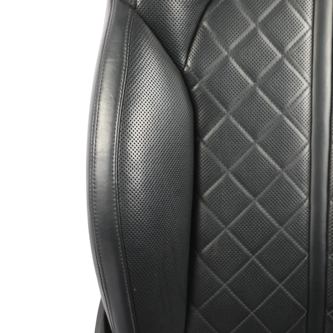 Front Left N/S Heated Memory Leather Valcona Black to Audi A8 D4 4H Sport Seat with Part number 4H0881805E Audi A8 D4 4H Sport Seat Front Left N/S Heated Memory Leather Valcona Black - SKU RHD-4H0881805E-1 - Part number 4H0881805E