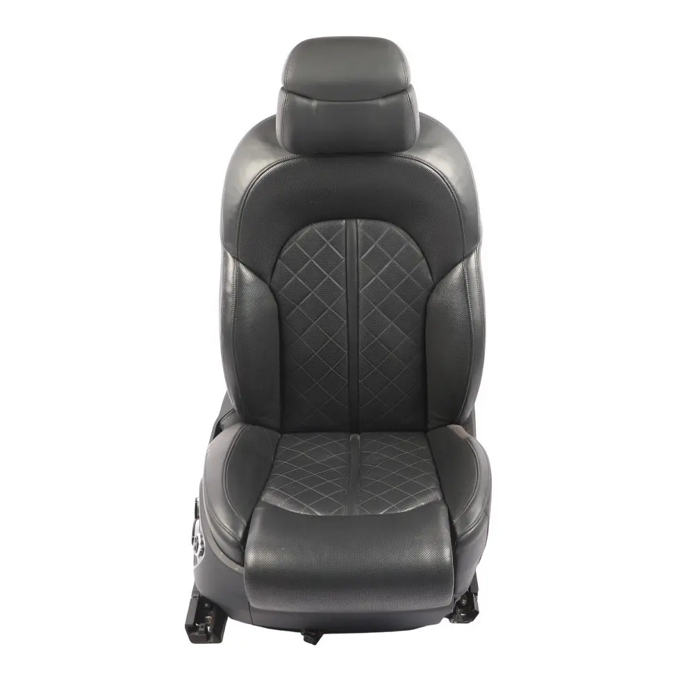 Front Right O/S Heated Memory Leather Soul Black to Audi A8 D4 4H Sport Seat with Part number 4H0881806E Audi A8 D4 4H Sport Seat Front Right O/S Heated Memory Leather Soul Black - SKU RHD-4H0881806E-1 - Part number 4H0881806E