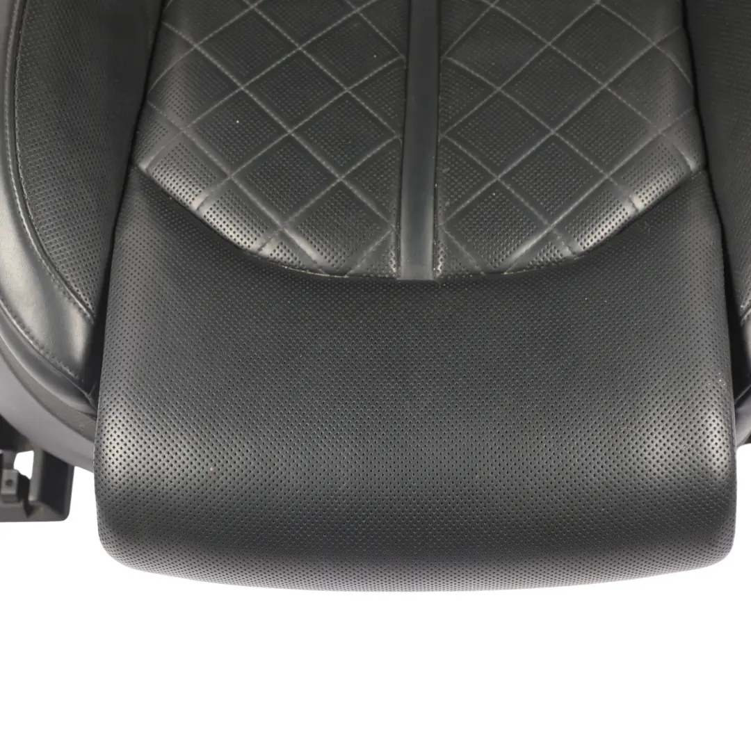 Audi A8 D4 4H Sport Seat Front Right O/S Heated Memory Leather Valcona Black - SKU RHD-4H0881806E-1 - Part number 4H0881806E