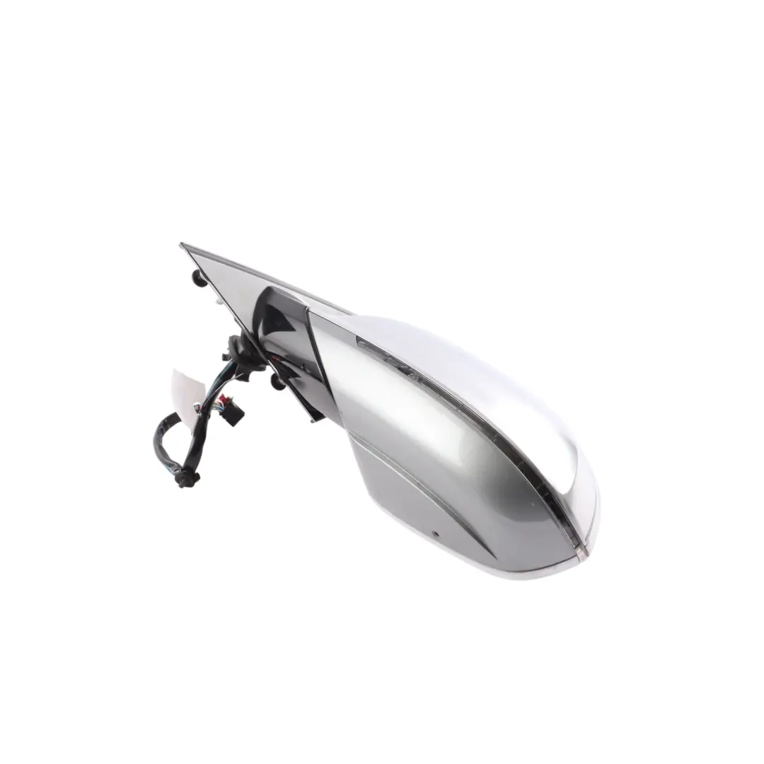 Audi A8 D4 Front Electric Wing Mirror Door Left N/S Aluminuim - SKU RHD-4H2857409H-ALU - Part number 4H2857409H