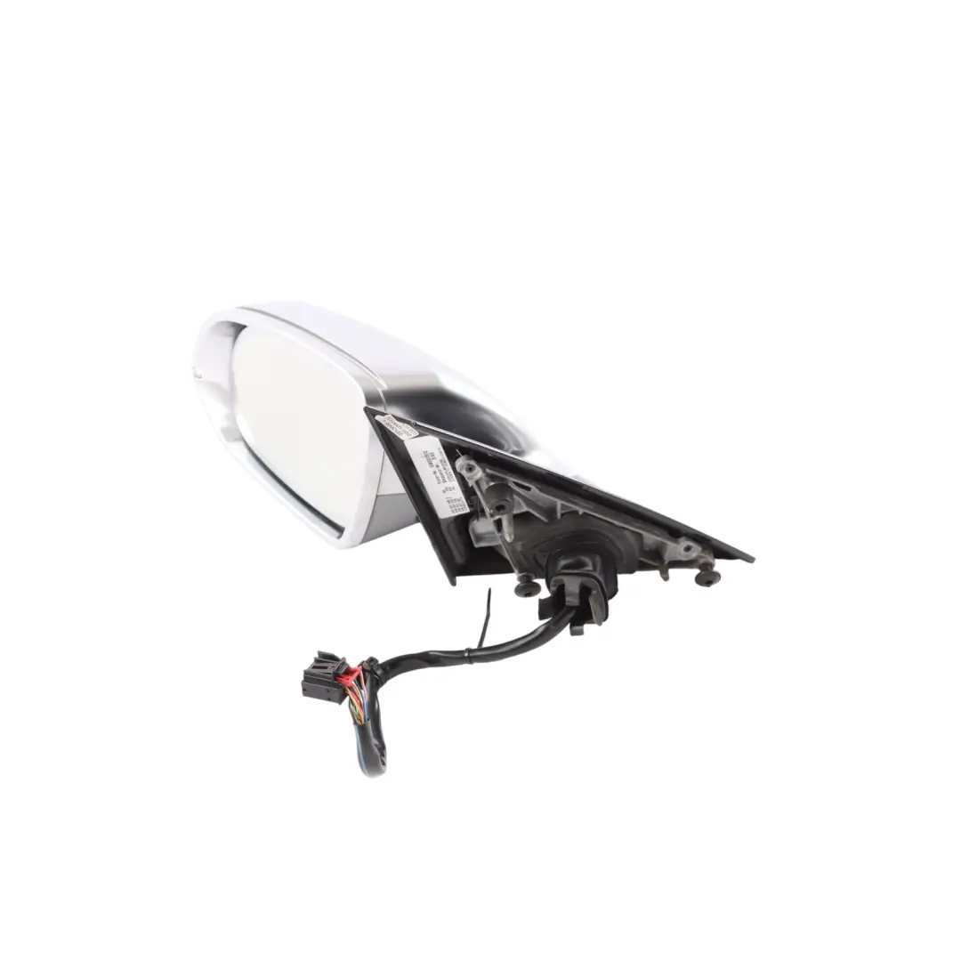 Audi A8 D4 Front Electric Wing Mirror Door Left N/S Aluminuim - SKU RHD-4H2857409H-ALU - Part number 4H2857409H