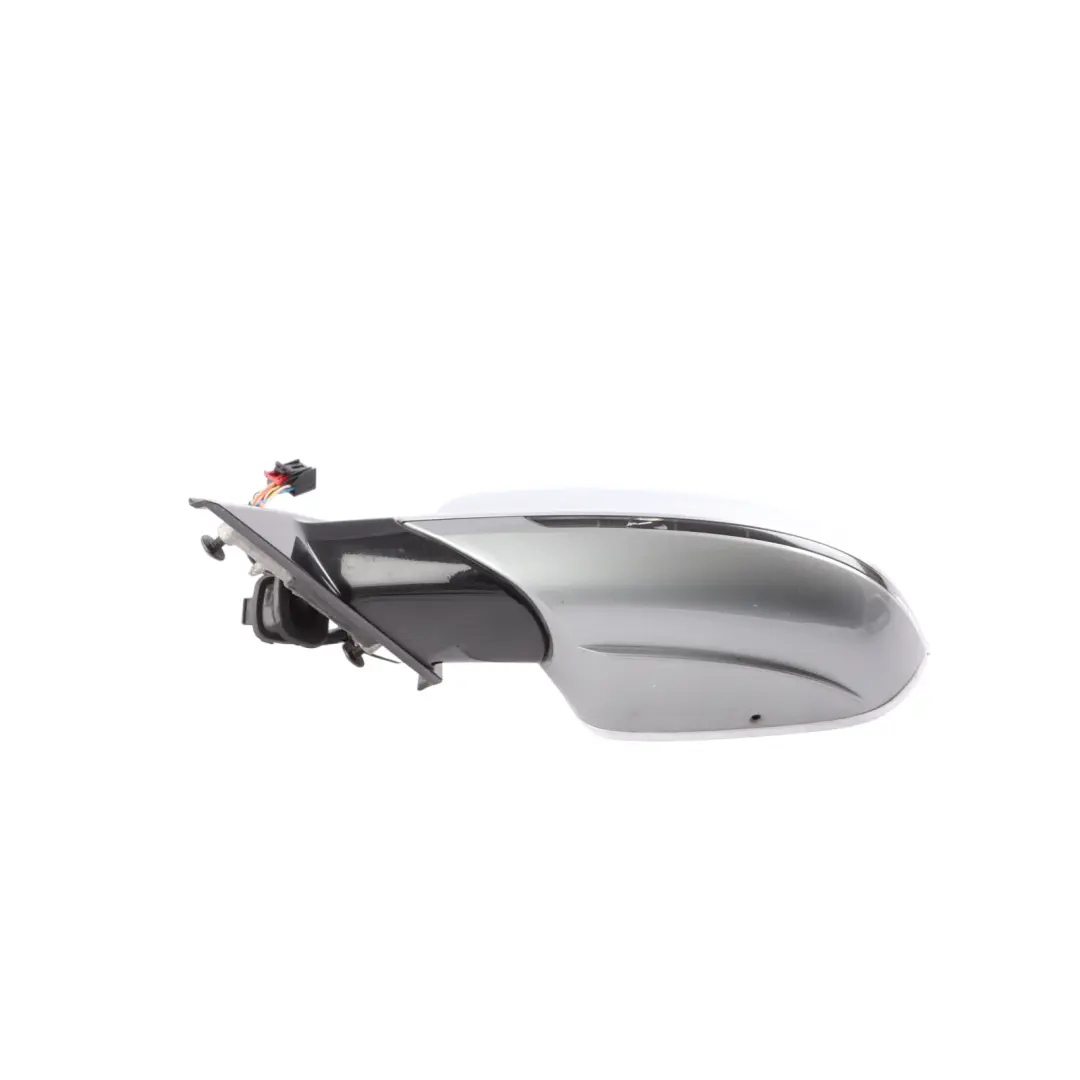 Audi A8 D4 Front Electric Wing Mirror Door Left N/S Aluminuim - SKU RHD-4H2857409H-ALU - Part number 4H2857409H