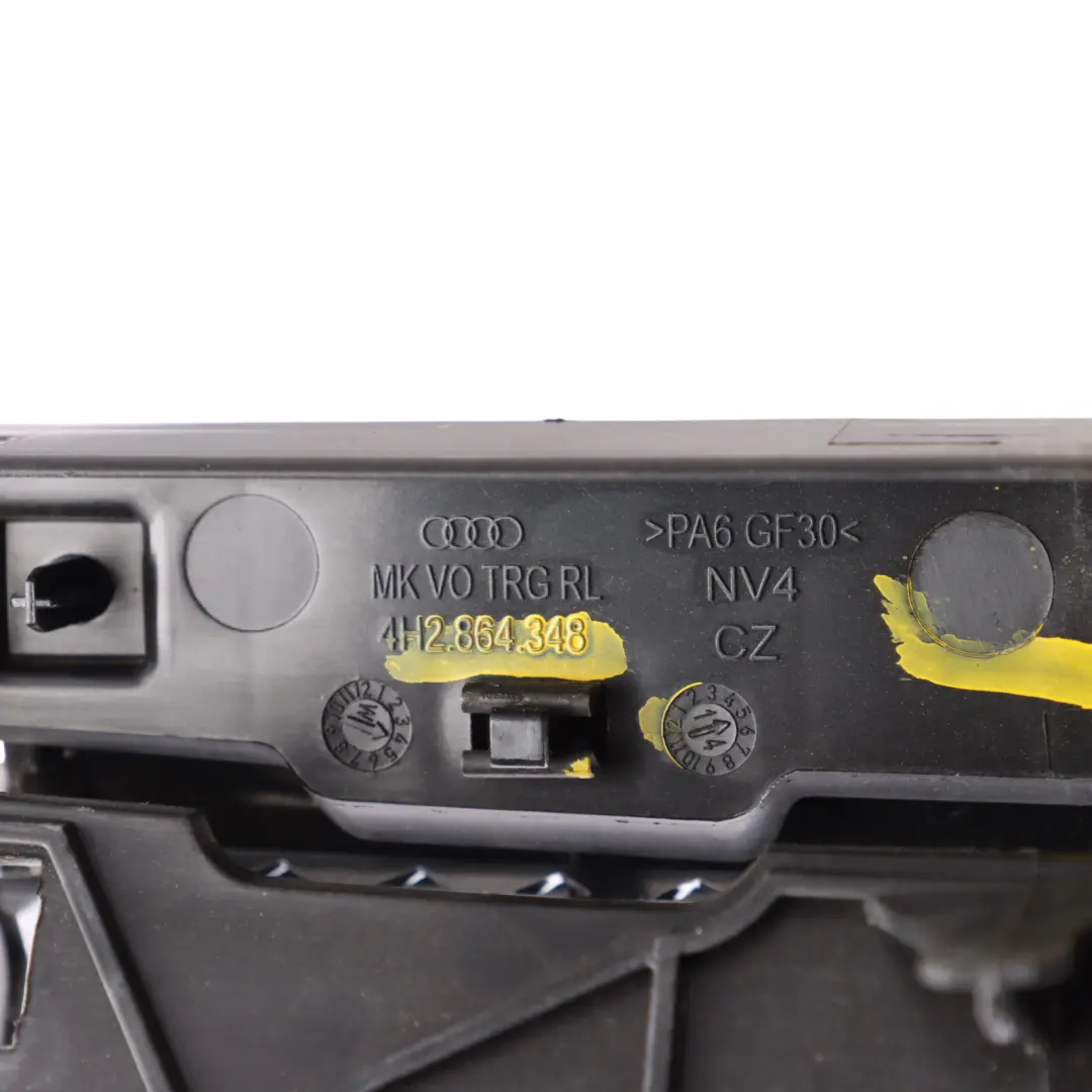 Centre Console Upper Section Part Surround Trim Cover 4H2864348 to Audi A8 D4 with Part number 4H2864348A Audi A8 D4 Centre Console Upper Section Part Surround Trim Cover 4H2864348 - SKU RHD-4H2864348A - Part number 4H2864348A