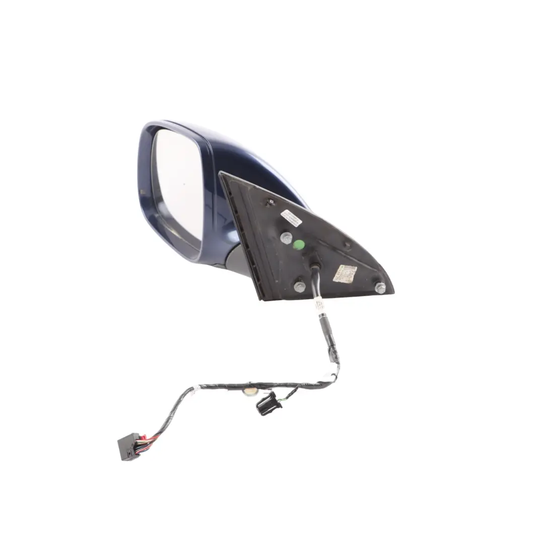 Audi Q7 4L Door Wing Mirror Side View Electric Left N/S Mugello Blue - Z5E - SKU RHD-4L2857409AH-MUB - Part number 4L2857409AH