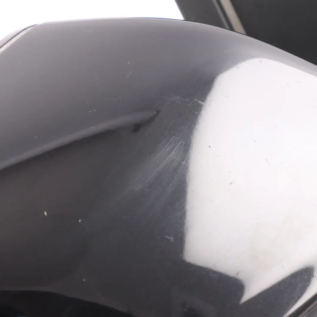 Front Door Wing Mirror Right O/S Orca Black Metallic C9X to Audi Q7 4L with Part number 4L2857410BF Audi Q7 4L Front Door Wing Mirror Right O/S Orca Black Metallic C9X - SKU RHD-4L2857410BF-ORB - Part number 4L2857410BF