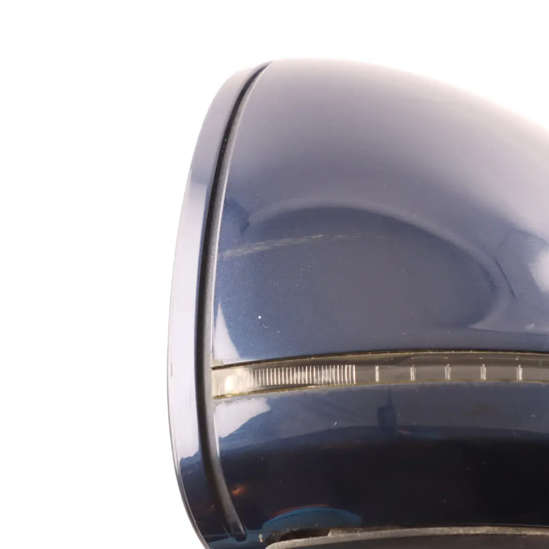 Audi Q7 4L Door Wing Mirror Electric Side View Right O/S Mugello Blue - Z5E - SKU RHD-4L2857410R-MUB - Part number 4L2857410R