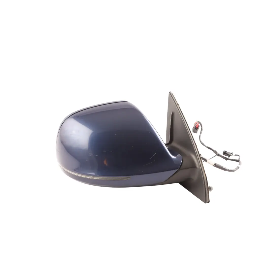 Audi Q7 4L Door Wing Mirror Electric Side View Right O/S Mugello Blue - Z5E - SKU RHD-4L2857410R-MUB - Part number 4L2857410R