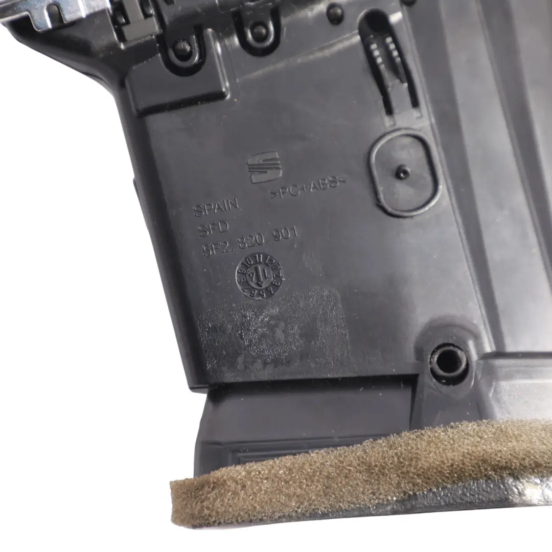 Mk3 5F Dashboard Front Left N/S Air Vent Panel High Chrome to Seat Leon with Part number 5F2820901F Seat Leon Mk3 5F Dashboard Front Left N/S Air Vent Panel High Chrome - SKU RHD-5F2820901F-1 - Part number 5F2820901F