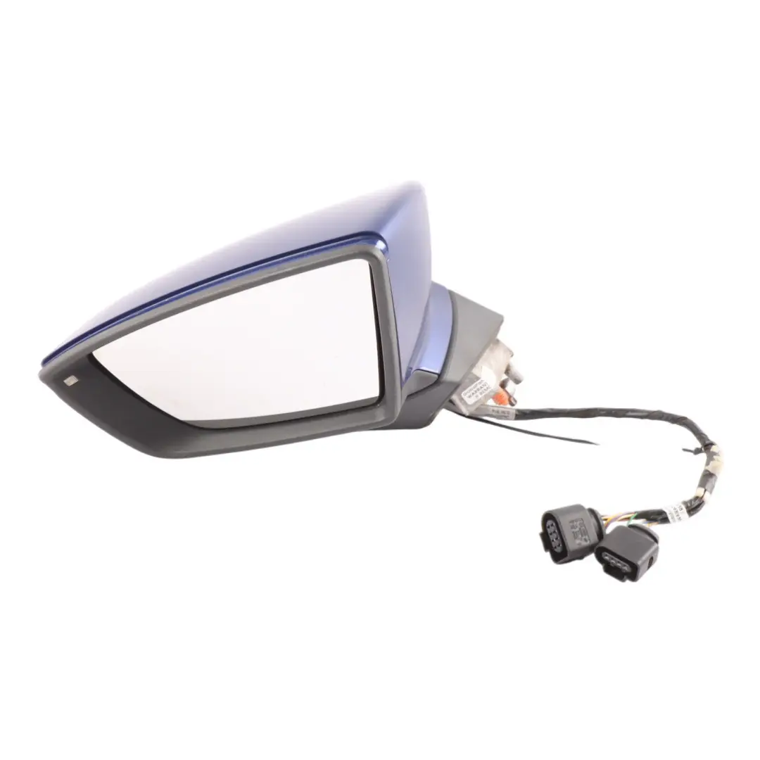 5F Side View Mirror Front Left N/S Mystery Blue - W5L to Seat Leon FR with Part number 5F2857507Q Seat Leon FR 5F Side View Mirror Front Left N/S Mystery Blue - W5L - SKU RHD-5F2857507Q-MYBL - Part number 5F2857507Q