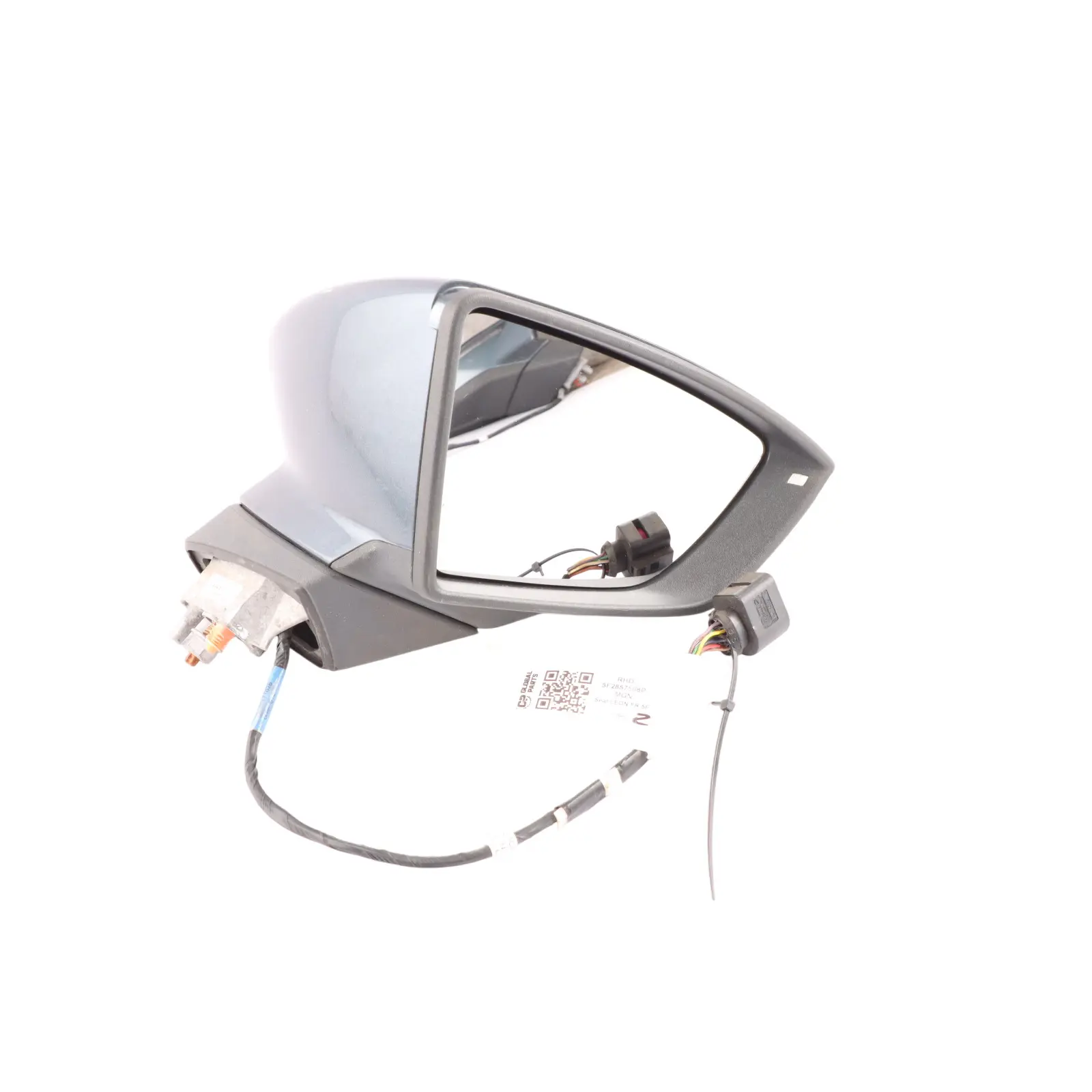 Seat Leon FR 5F Side View Mirror Front Right O/S Magnetic Grey Metallic - S7H